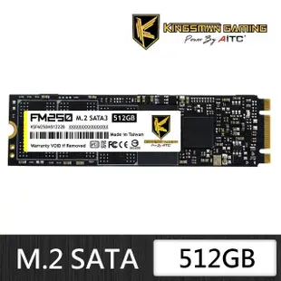 【AITC 艾格】FM250_512GB M.2 SATA SSD 固態硬碟(讀：560M/寫：500M)