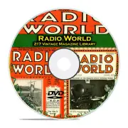 Radio World, 217 Classic Old Time Radio OTR Magazine Collection on DVD B85