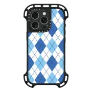 iPhone 16 Pro Ultra Bounce Case MagSafe Compatible ARGYLE BLUE