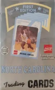 1989 COLLEGIATE COLLECTION 1st EDIT. /FACT. SEALED WAX BX MICHAEL JORDAN Cds