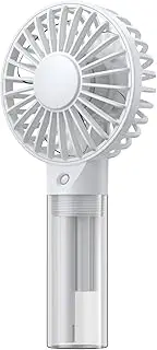TOPK Portable Misting Fan - Rechargeable Handheld Personal Spray Water Mist Fan 32ml Water Tank Mini Cooling Hand Fans for Travel, Outdoors, Makeup, Camping, Home, and Office Use