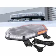 NanoFlare NFMB40 17" 56W Amber White LED Strobe Mini Light Bar for Truck Vehicle