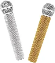 Realistic Stage Performance Microphone Toy Fake Microphone Prop for Boys and Girls