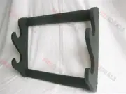 2 TIER WALL SWORD DISPLAY WOOD STAND RACK