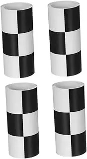 Yardwe 4 Rolls Wallpaper Border: Checkered Flag Bulletin Board Borders - Racing Classroom Decoration Trim for Retro Theme Back to School Decor and Road Track