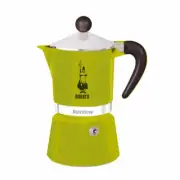 Bialetti Espresso Maker Rainbow 6 Cups Espresso Pot Aluminium Green 270 ml