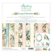 Mintay Winged Melodies 8" x"8 Paper Pad Double Sided Scrapbooking Paper Floral
