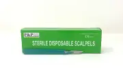 Disposable Scalpel #14 Sterile Plastic Handle by P&P Medical Surgical Box of 250