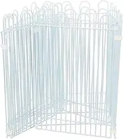 1 Set Hamster Enclosure Pet Playpen Small Animals Playpen Rabbits Exercise Pen Thickened Small Pet Fence Small Animals Supply Puppy Playpen Indoor Small Pets Fence Iron Wire White