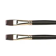 2x Winsor & Newton GAC Galeria Short Flat Paint Brush Art Acrylic Painting Sz 8
