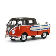 Motormax 1:24 Scale VolksWagen Type 2 With Surf Board T1 Pick Up Diecast Model Car