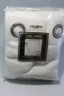 Pair of Light Filtering Sheer Grommet Top Curtain Panels 2 x 54" W x 96"L White