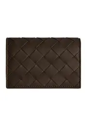 Bottega Veneta Business Card Case in Fondant