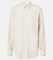 [Brunello Cucinelli] Brunello Cucinelli Linen shirt AU 6 beige