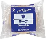 Nichiban LS-17 Cloth Tape, 2.0 inches (50 mm) x 98.4 ft (25 m), Ochre