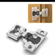 10 Pack 1/4" Small Overlay 4d Concealed Hinges For Face Frame Door Soft Close On