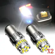 4pcs 1157 LED Bulb White Tail Stop Brake Turn Signal Light 2057 2357 7528 BAY15D (for: Honda Civic)