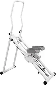 Foldable Climber Exercise Machine, Vertical Stair Climber Steppers for Exercise Workout, Full-Body Folding Cardio Exercise Climber with Adjustable Handlebar & Pedals, for Home Gym