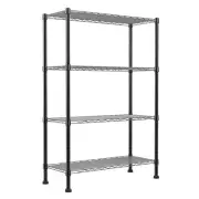 4-Wire Shelving Metal Storage Rack Adjustable ShelvesStanding Storage Shelf U...