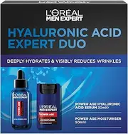[L'Oreal Paris Men Expert] Hyaluronic Acid Expert Skincare Duo Set, Power Age Serum 30ml + Power A