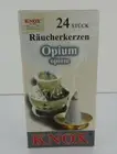 4 NEW BOXES Knox Opium Scent Incense Cones for Smokers 24/Box