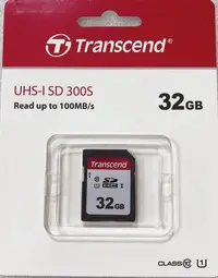 在飛比找Yahoo!奇摩拍賣優惠-32G Transcend創見SD記憶卡 SD卡 UHS-I