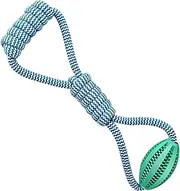 Dog Rope Ball - Ball On Rope Dog Toy | Dog Chew Toys & Ropes for Interactive Play, Food Leakage Design Food Dispenser String, Pet Chew Supplies for Medium and Small Puppy Training