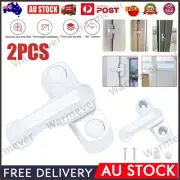 2x Safe Kids Protect Flat Handle T-shape Sliding Window Lock- Window Sash Locks