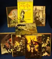 1991 Frazetta Frank BASE CARD SET (1-90) w/ wrapper BY Comic Images