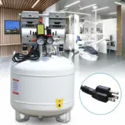 40L 110V Portable Dental Air Compressor Oil Free Silent Air Pump NEW