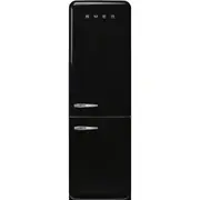 Smeg 331 Litre 50's Retro Style R/H Bottom Mount Refrigerator - Black