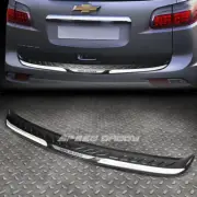 FOR 13-17 TRAILBLAZER TPE CHROME TRIM TRUNK/REAR BUMPER PROTECTOR COVER PLATE