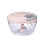 Multi Functional Manual Food Chopper Compact Hand Held Vegetable Dicer 500ml