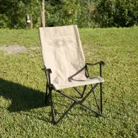在飛比找蝦皮購物優惠-Outdoorbase 小八高背休閒椅 露營椅 高背椅