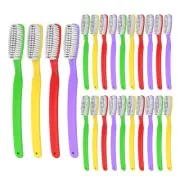 Hard & Firm Toothbrush Stiff Bristle Brush for Smokers Oral Care Teeth Whiten...