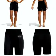 ADIDAS X PHARRELL WILLIAMS 18 GG BIKER SHORTS BLACK WOMENS SIZE L GL8519