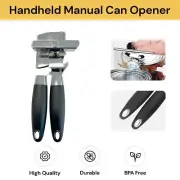 Can Opener Handheld Can Bottle Opener Stainless Steel Manual Opener Heavy Duty