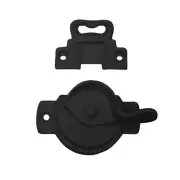 Andersen Lock & Keeper Kit w/ Screws - Passive 3/4" Glass - 9015625 - Black