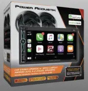 Power Acoustik WMH7-S1 Car Stereo Upgrade + 2 6.5" COMES With Two Speakers