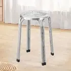 Stackable Stool Bar Stool Stainless Steel Perforated Flexible Seating Anti Slip