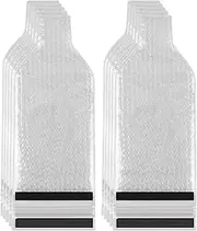 alitade 10 Packs Reusable Wine Bag Wine Bottle Travel Protector for Travel Glass Bottle Bags Double Layer Bubble Cushioning Wrap Suit for Airplane Car Cruise Protection Luggage Leak-proof