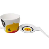 在飛比找蝦皮購物優惠-（全新）【Rubber duck 小黃鴨】陶瓷馬克杯 下午茶