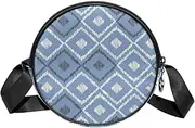 [FVQL] Round Crossbody Bag Purse Messenger Bag Shoulder Bag, pattern graphic