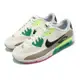 Nike 高爾夫球鞋 Air Max 90 Golf NRG 男女鞋 白 綠 桃紅 花 氣墊 緩震 運動鞋 DQ0279-100