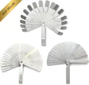 2PK Feeler Gauge & 1PK Offset Stainless Steel Dual Marked Metric Imperial Automo