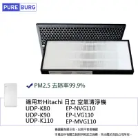 在飛比找momo購物網優惠-【PUREBURG】適用Hitachi日立UDP-K80 K