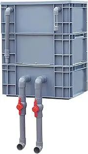 Aquarium Filter,External Fish Pond Water Circulation for Fish Tanks Ponds Turtle and Tropical Fish Tanks Fish Easy to Assemble(Color : Gray)
