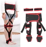 [Generic] Children O/X Shaped Legs Correction Belt, Posture Corrector, Elastic Breathable Legs Shaping Knocking Knee Valgus Deformity Arched Leg Belt,L