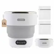 VIVIYA 13L Portable Washing Machine, Mini Foldable Washer with Spin Basket