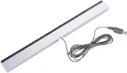 Bewinner Wireless Infrared Motion Sensor with Sensor Compatible with Wii/Wii U Cable with Mount for Easy Mounting of Receiver on Top, Default